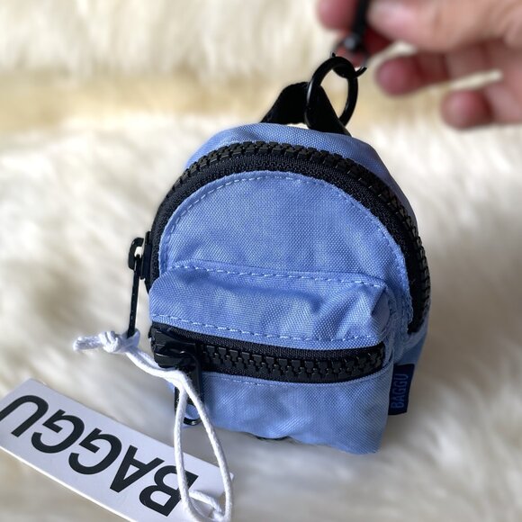 NWT Baggu Backpack Charm - Cornflower - Picture 1 of 8